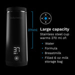 Superfast Portable Bottle Warmer - Rechargeable Travel Warmer for Formula and Breastmilk - product thumbnail