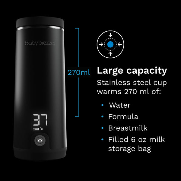 Superfast Portable Bottle Warmer - Rechargeable Travel Warmer for Formula and Breastmilk - product thumbnail