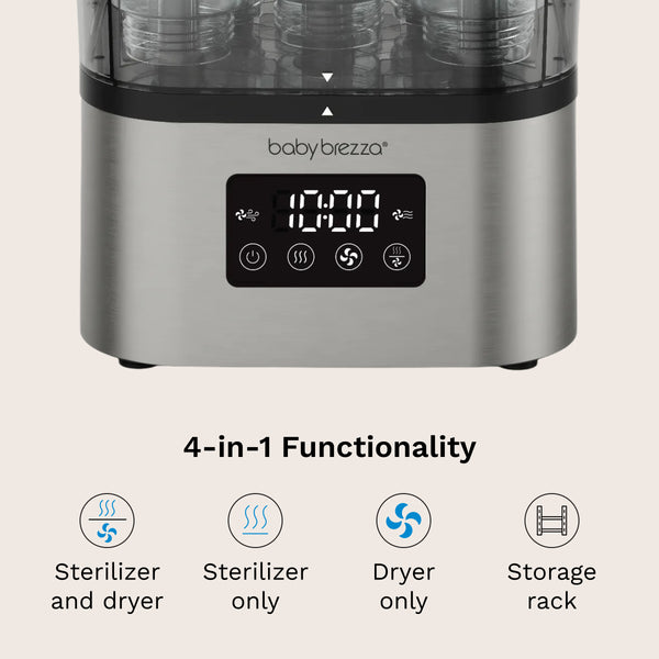 SuperQuick™ Baby Bottle Sterilizer and Dryer - Sterilizes & Dries in just 10 Minutes - product thumbnail