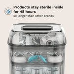 SuperQuick™ Baby Bottle Sterilizer and Dryer - Sterilizes & Dries in just 10 Minutes - product thumbnail