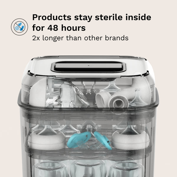 SuperQuick™ Baby Bottle Sterilizer and Dryer - Sterilizes & Dries in just 10 Minutes - product thumbnail