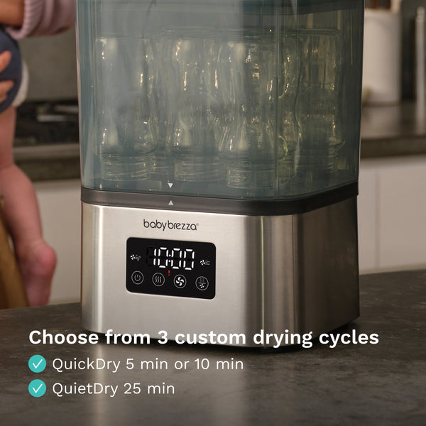 SuperQuick™ Baby Bottle Sterilizer and Dryer - Sterilizes & Dries in just 10 Minutes - product thumbnail